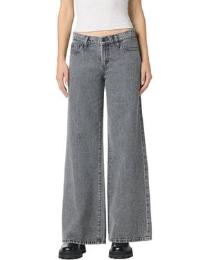 Joe's Jeans Crystal Low Rise Wide Leg Jean - Grey