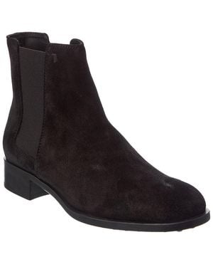 Tod's Suede Boot - Black