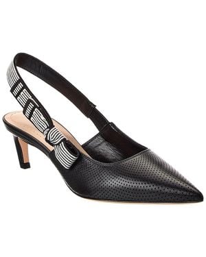 Dior Toujours Leather Slingback Pump - Black