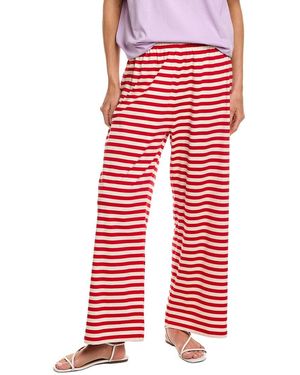 Marimekko Caissa Tasaraita Pant - Red
