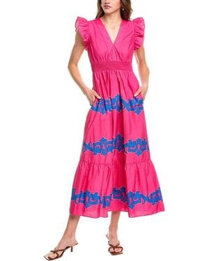 Garrie B Midi Dress - Pink