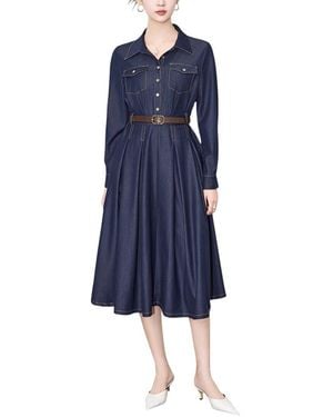 WLZD Midi Dress - Blue