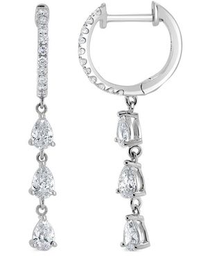 Sabrina Designs 14K 1.00 Ct. Tw. Diamond Earrings - White