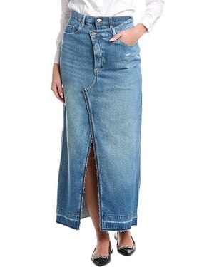 BOSS Denim Maxi Skirt - Blue