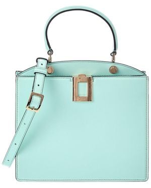 Roger Vivier Logo Leather Tote - Blue