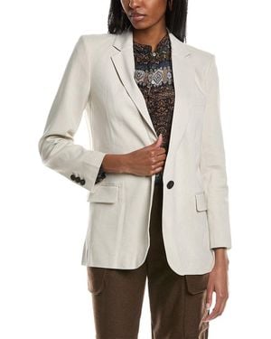 Vanessa Bruno Tilia Linen-blend Jacket - White