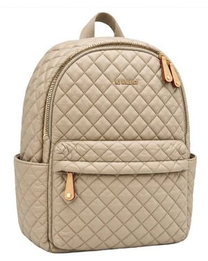 MZ Wallace Metro Nylon & Leather Backpack - Natural