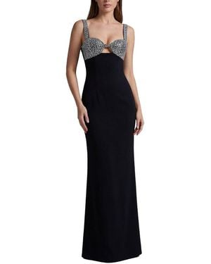 Monique Lagarde Solid Maxi Dress - Black
