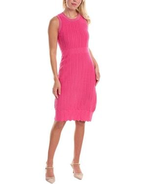 Paule Ka Crochet Sweaterdress - Pink