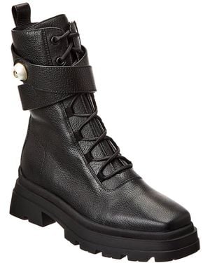 Jimmy Choo Noemi 45 Leather Boot - Black