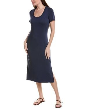 Tommy Bahama Drapey Ponte Midi Dress - Blue