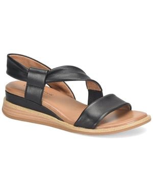 Comfortiva Marcy Leather Sandal - Black