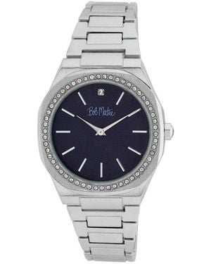 Bob Mackie Diamond Watch - Metallic