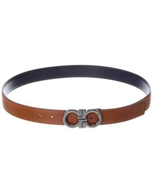 Ferragamo Leather Belt - Blue