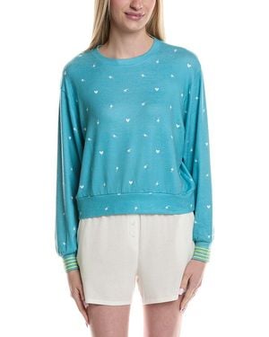 Pj Salvage Electric Vibes Sweatshirt - Blue