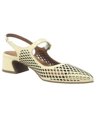 Gentle Souls Gladys Perf Leather Pump - Metallic