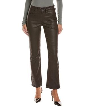 NYDJ Coffee Bean Coated Petite Marilyn Straight Jean - Brown