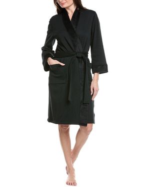 NATORI EDIT Nova Brushed Knit Robe - Black