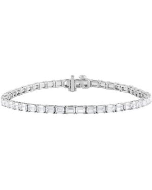 Lab Grown Diamonds 14K 7.05 Ct. Tw. Lab Grown Diamond Bracelet - White