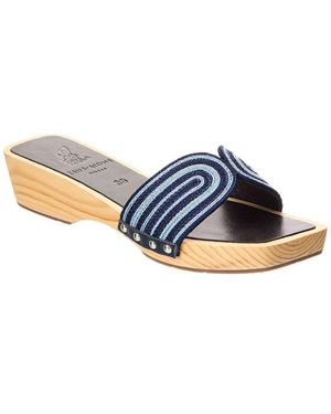Ancient Greek Sandals The Harness Clog - Blue