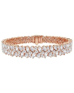 Lab Grown Diamonds 14K 13.00 Ct. Tw. Lab-Grown Diamond Fashion Bracelet - White