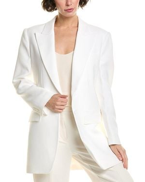 Michael Kors Sable Darcy Silk-Blend Blazer - White