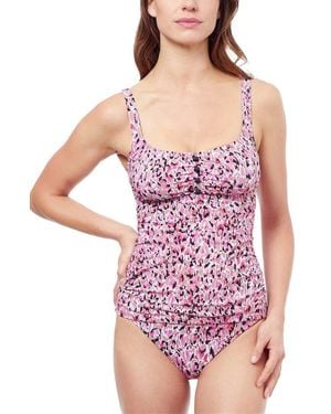 Gottex Pretty Wild D-cup Tankini - Pink