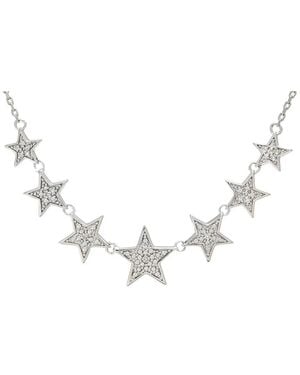 Diamond Select Cuts 0.05 Ct. Tw. Diamond Star Necklace - Metallic
