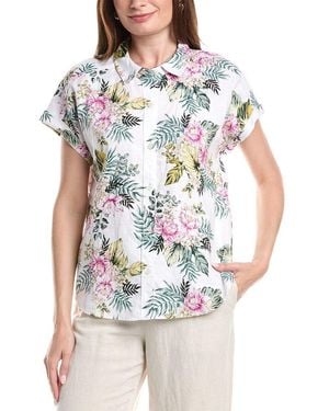 Tommy Bahama Petal Of Luxury Linen Top - White