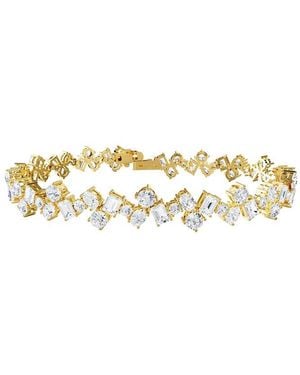 Lab Grown Diamonds 18K Over 11.17 Ct. Tw. Lab-Grown Diamond Fancy Bracelet - Metallic