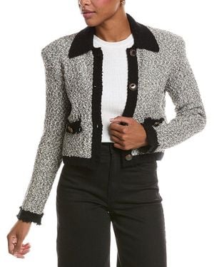 L'Agence Arielle Collared Jacket - Black