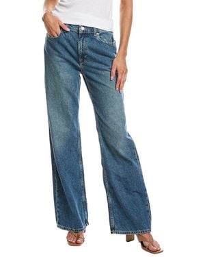 Free People Tinsley Baggy High-Rise Candy Pop Jean - Blue