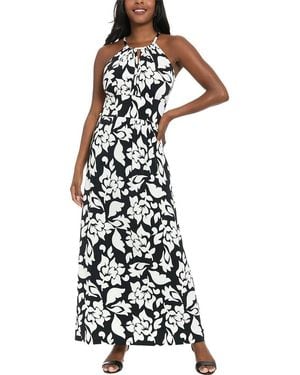 London Times Maxi Dress - White