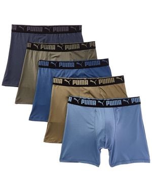 PUMA Set Of 5 Boxer Brief - Blue