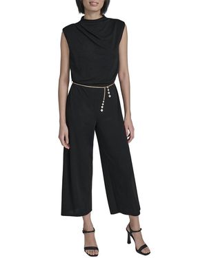 KARL LAGERFELD Matte Jersey Jumpsuit - Black