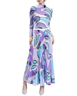 Adele Berto 2pc Top & Skirt Set - Blue