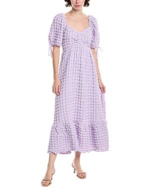 Endless Rose Textured Maxi Dress - Purple