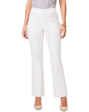 NIC+ZOE Demi Boot Ankle Plaza Pant - White