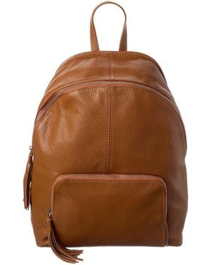 Italian Leather Backpack - Brown