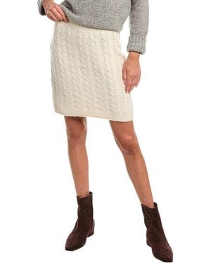 525 America Airspun Cable Skirt - White