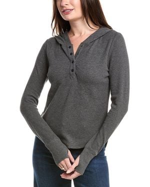 Cabi Waffle Hoodie - Grey