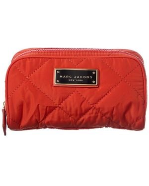 Marc Jacobs Quilted Slg Cosmetic Case - Red