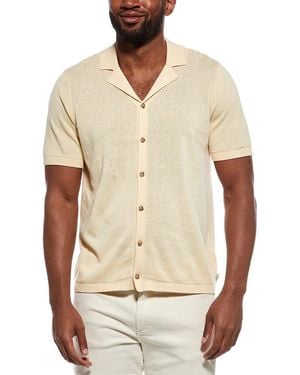 Onia Linen-Blend Camp Shirt - Natural