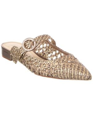 Alexandre Birman Dallas Leather Flat - Metallic