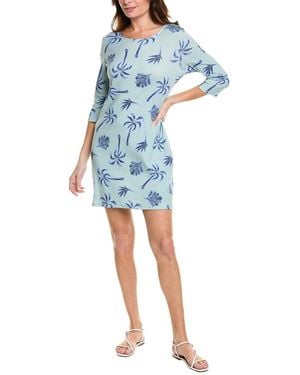 HIHO 3/4-Sleeve Mini Dress - Blue