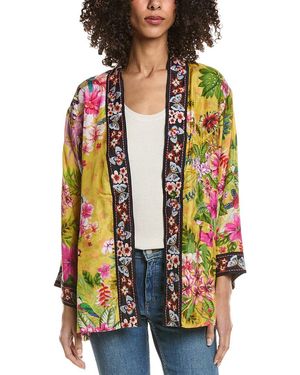 Johnny Was Merhawi Reversible Kimono - Pink