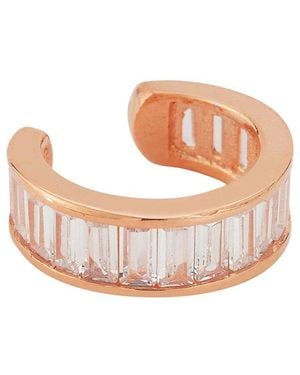 Glaze Jewelry 14K Rose-Plated Cz Earrings - Pink