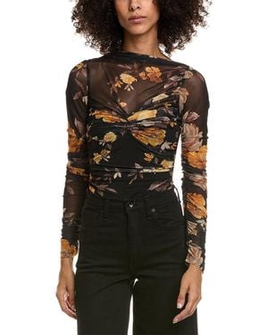 Bardot Althea Mesh Bodysuit - Black