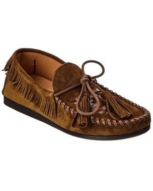 Isabel Marant Suede & Leather Moccasin - Brown
