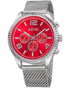 August Steiner Stainless Steel Watch - Gray